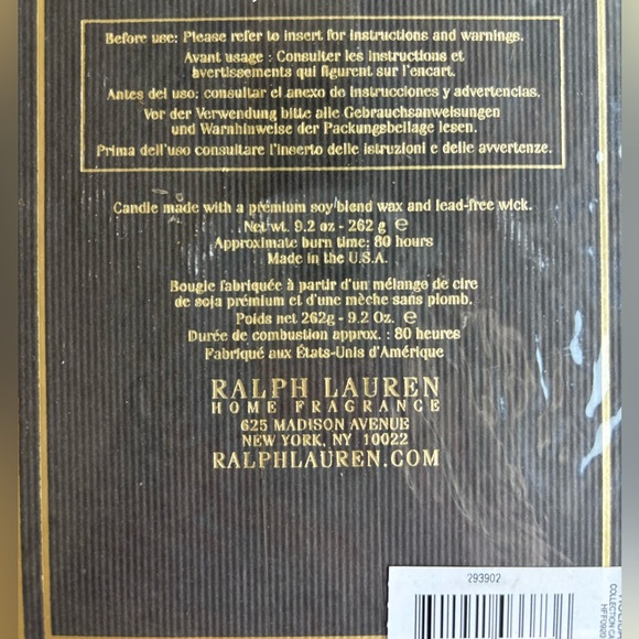 Ralph Lauren Home Vintage LARGE Scented Holiday Candle - Picture 8 of 12